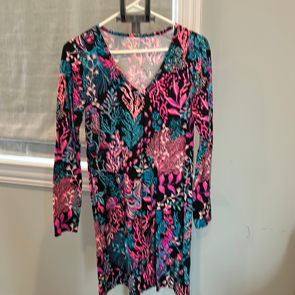 Lilly Pulitzer jersey knit mini dress, worn once, size XS